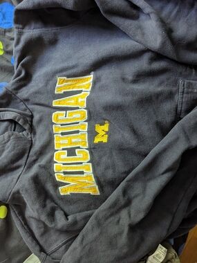 Men's Navy Michigan State Crewneck Sweatshirt